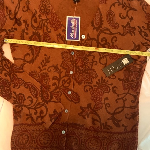 Carole Little button up Sweater NWT - Picture 4 of 4